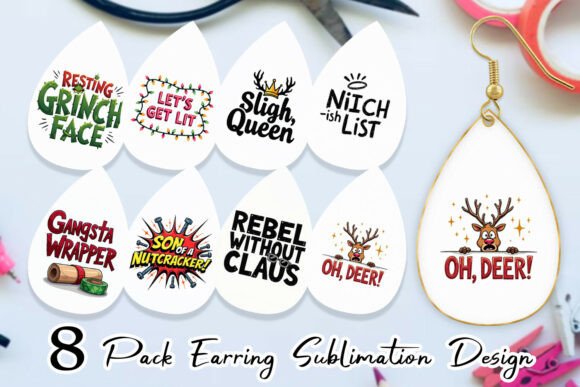 Download Sassy Reindeer Earring Blanks - Blanks Collection