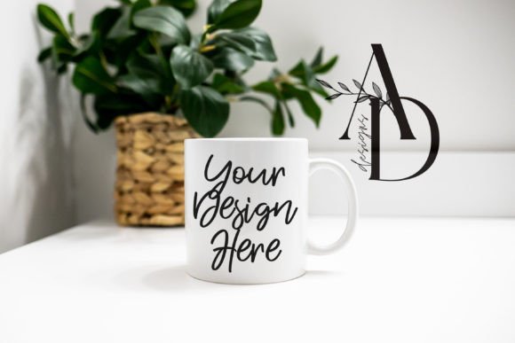 Download White Mug Clean Counter Minimal Mockup - Minimal mockup Collection