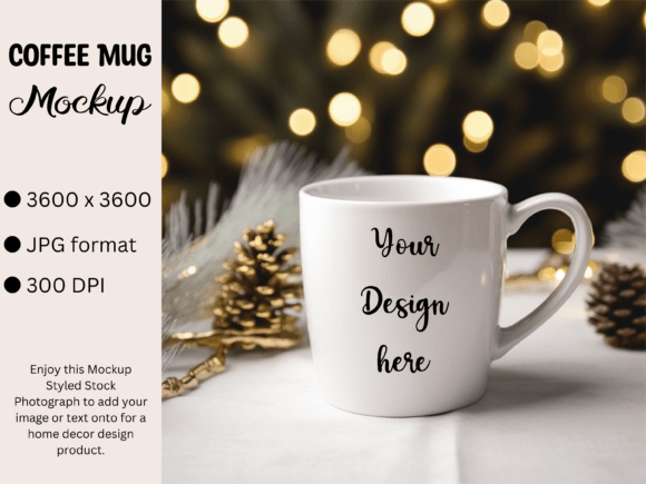 Download White Mug Product Mockup Christmas Photo - Premium Resources